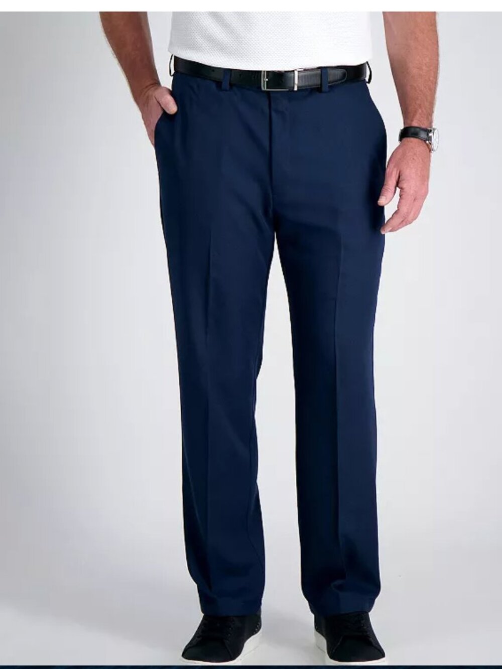 Haggar Cool 18 Pro Pants - Navy - 42x29 - Classic Fit - NWT